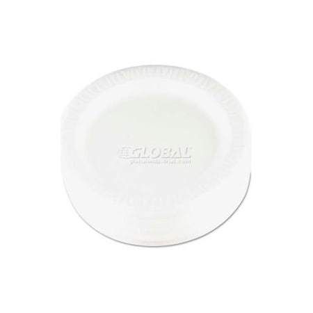 Dart Dart 9PWQR, Laminated Foam Plate, 9" Dia., White, 500/Carton 9PWQR